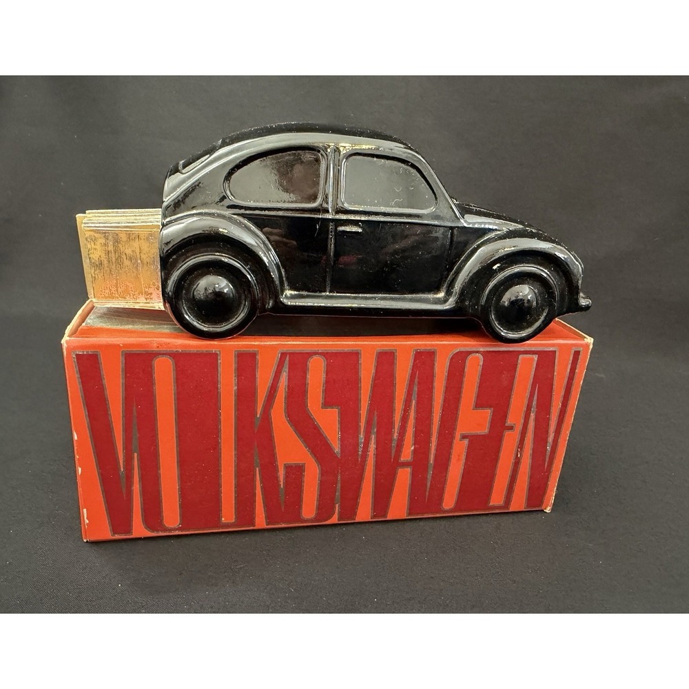 Vintage Avon Volkswagen Beetle Wild Country After Shave Decanter W/box 70s Empty